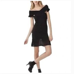 Zac Posen for Target Black Shimmery Off the Shoulder Bodycon Dress, M, NWOT